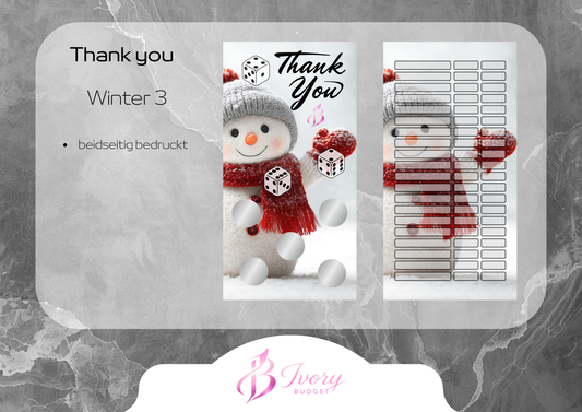 Thank you - Winter 3