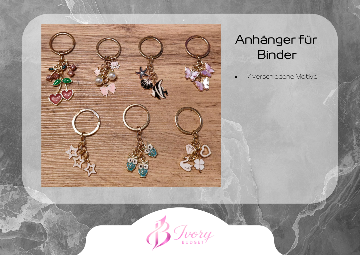 Anhänger für Binder