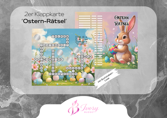 Klappkarte Ostern-Rätsel