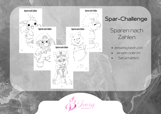 Kleingeld Sparen nach Zahlen