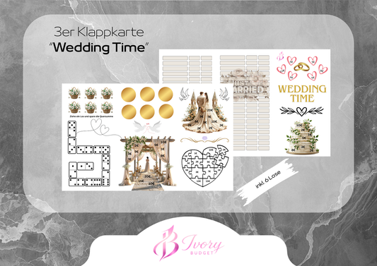 Klappkarte Wedding Time