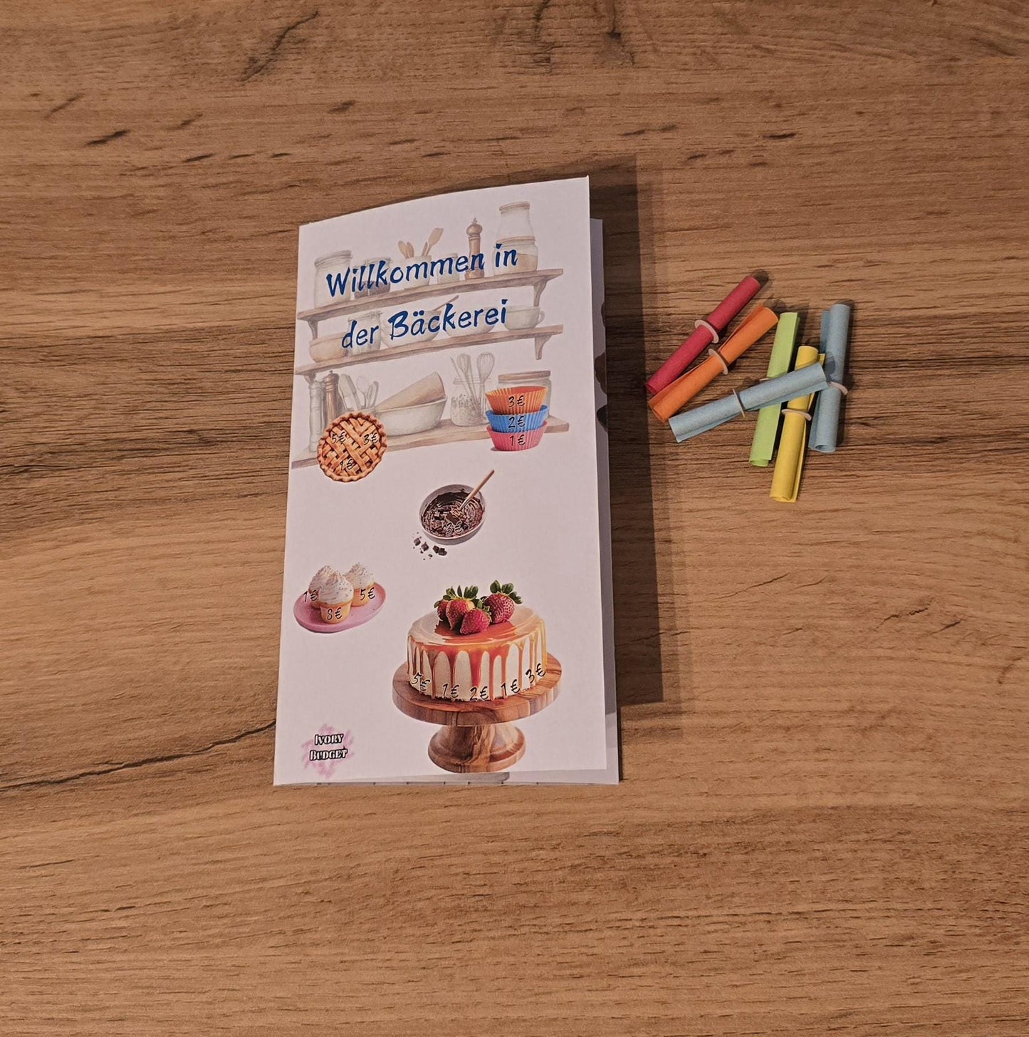 Klappkarte Willkommen in der Bäckerei